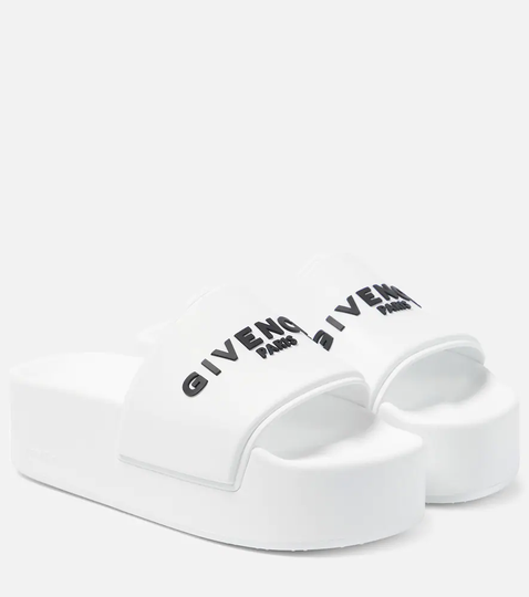 Logo platform rubber slides