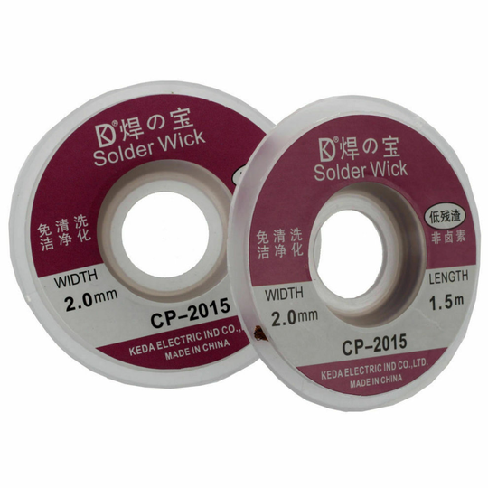 2PC 1.5m 2mm Desoldering Wick Solder Braid Solder Wick Kit