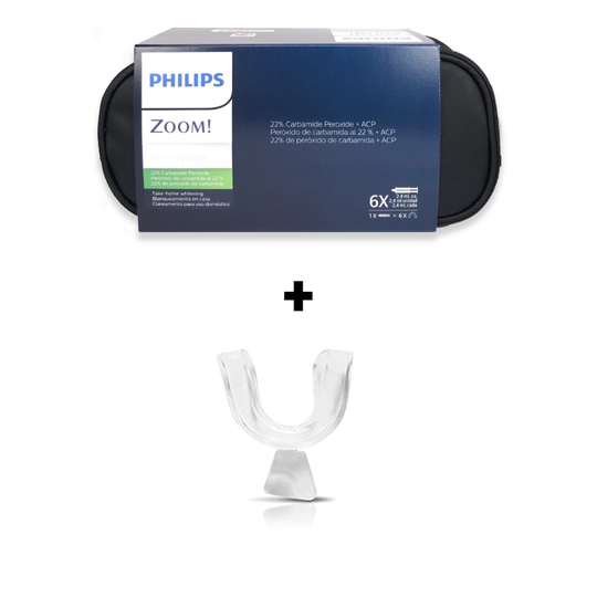 Philips zoom Whitening NiteWhite 22% 6 Syringes + tray
