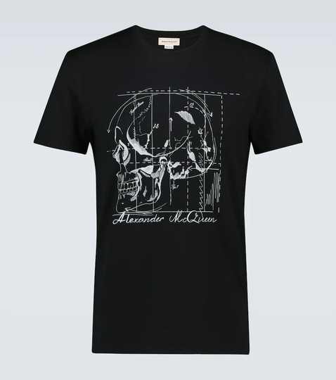 Skull Diagram cotton T-shirt