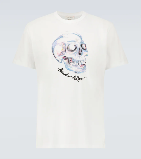 Cotton short-sleeved T-shirt
