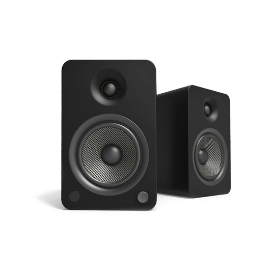 (Matte Black) Kanto YU6 Powered Bookshelf Speakers