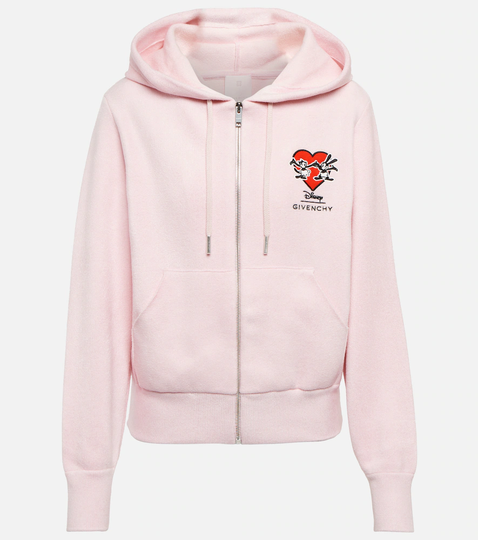 x Disney® embroidered zipped hoodie