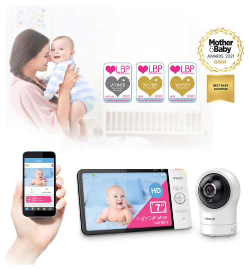 VTech 7764 Smart Video 7 Inch HD Baby Monitor
