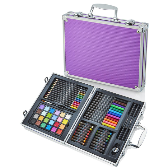 Artworx Purple 70 Piece Aluminium Art Case