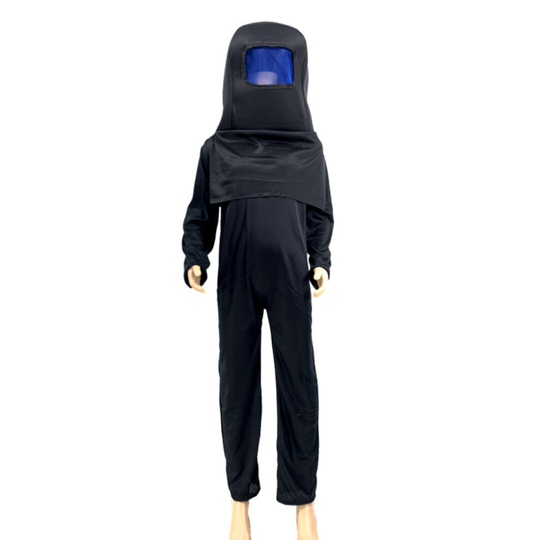 (Black, 6-8 Years) Children's Cosplay Among Us Costumes Kid's Party Fancy Dress Week Gaming Cosplay