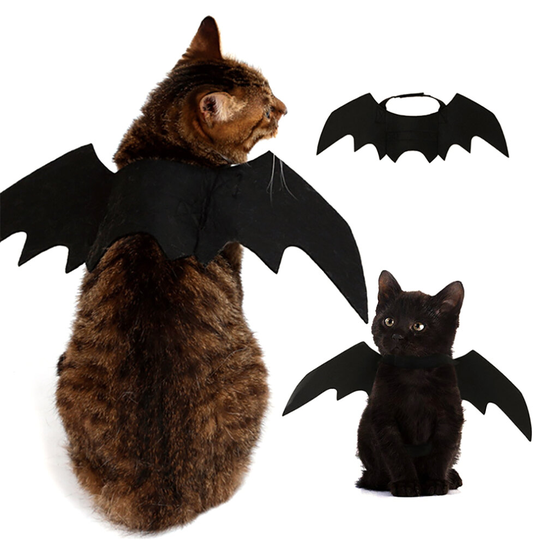 Pet Bat Halloween Costume Vampire Outfit Wing Party Dog Cat Fancy Dress