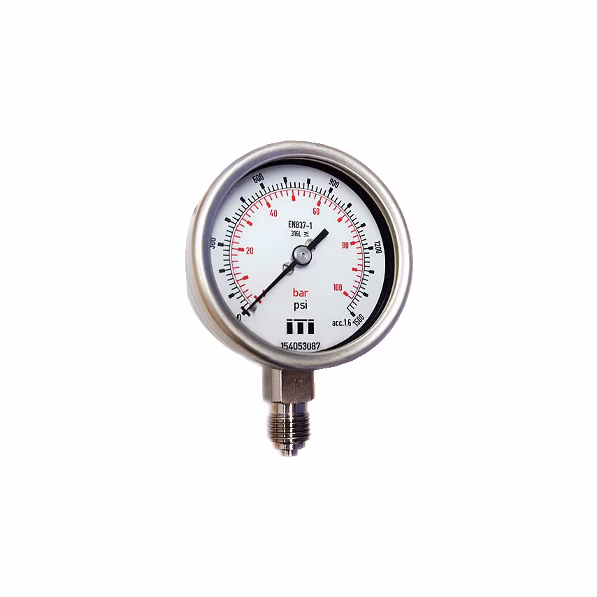 RCH63-3V 63mm -30" HG SS VACUUM GAUGE