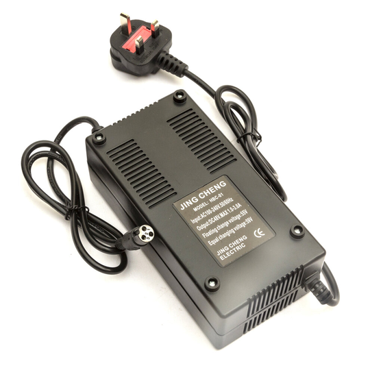 Battery Charger 48 Volt 3 Amp Lead Acid Female Plug UK Plug Electric Scooter