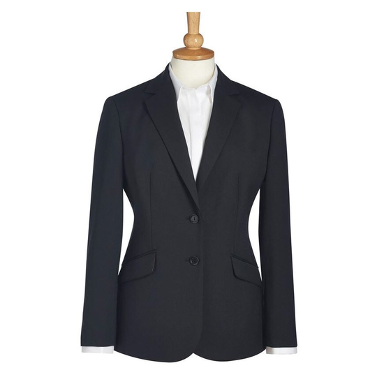 Brook Taverner Women's Size 10L Black Connaught Suit Jacket