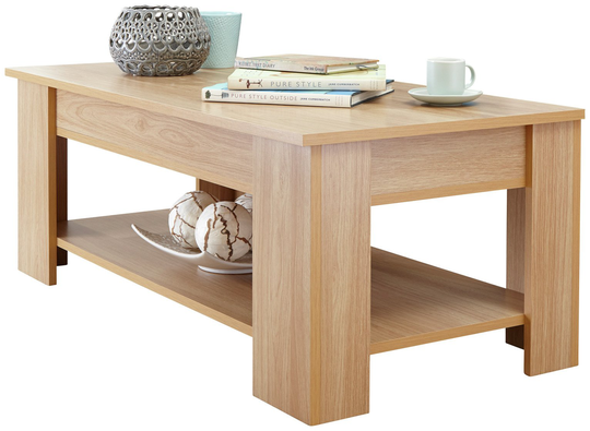 GFW Lift Up Coffee Table - Oak