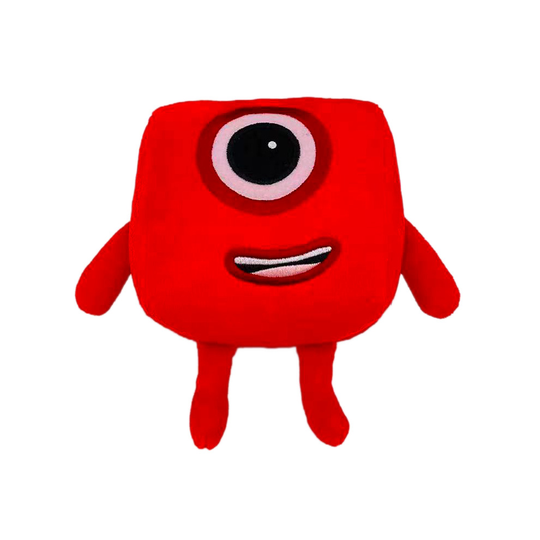 (One) Numberblocks Plush Doll Educational Stuffed Number Blocks Toys Kids Gift Cute