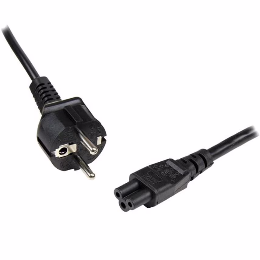 Startech StarTech 1m 3 Prong Laptop Power Cord CEE7 to C5