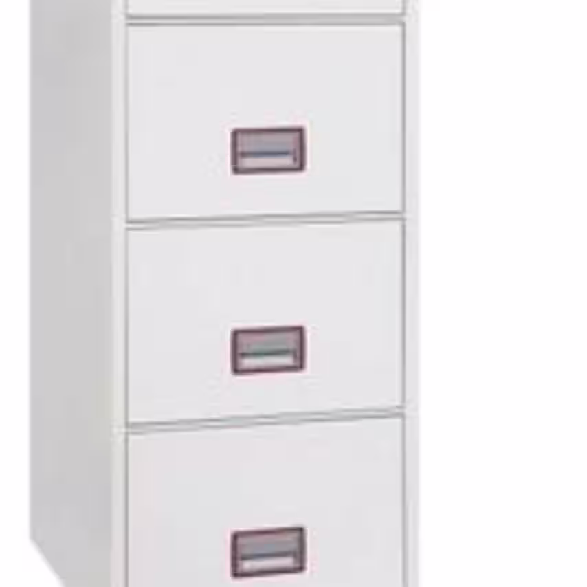 Phoenix Safe World Class Vertical Fire File FS2274F 4 Drawer Filing Cabinet with