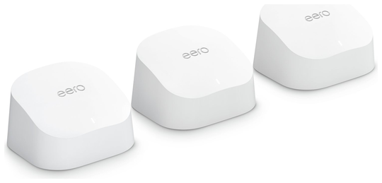 Amazon eero 6 dual-band mesh Wi-Fi 6 system - 3 Pack