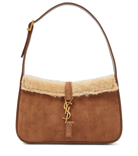 Le 5 à 7 suede shoulder bag