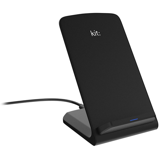 Kit Essentials 10W Qi Wireless Charging Stand with Double Coils - Black