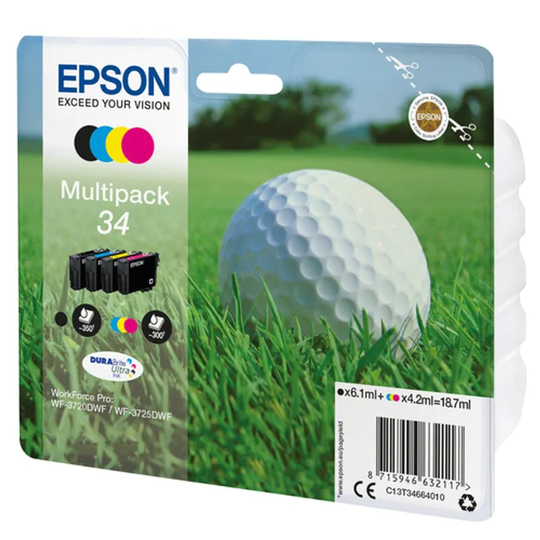 Epson Ink Medium Volume Multi 4-Colour 34 DURABrite Ultraink