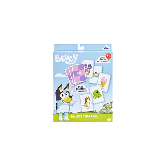Bluey Charades Card Game 60 Oversized Official Character Card Game