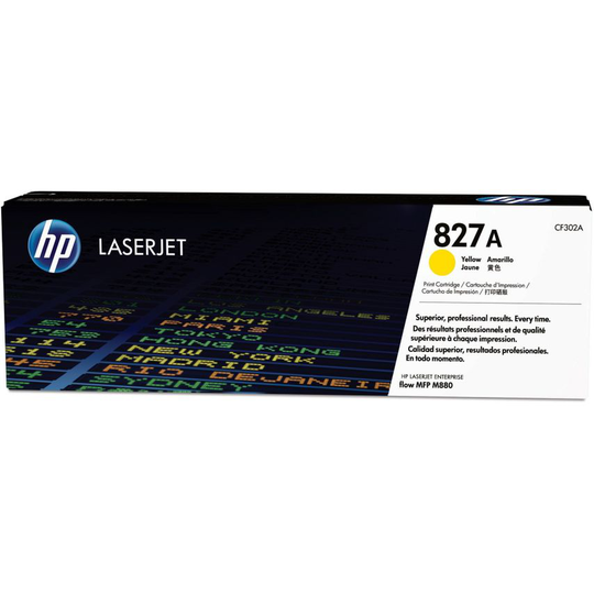 HP 827A Yellow Standard Capacity Toner 32K pages for Color LaserJet Enterprise M