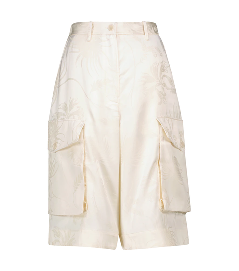 Jacquard Bermuda shorts