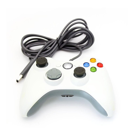 (White) Xbox 360 Controller USB Wired Game Pad For Microsoft Xbox 360 PC UK