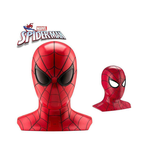 Spiderman Bluetooth Speaker Wireless Portable with Animated Eyes