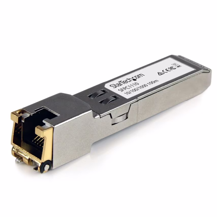 StarTech.com Cisco SFP-GE-T Compatible SFP Transceiver Module - 10/100/1000BASE-