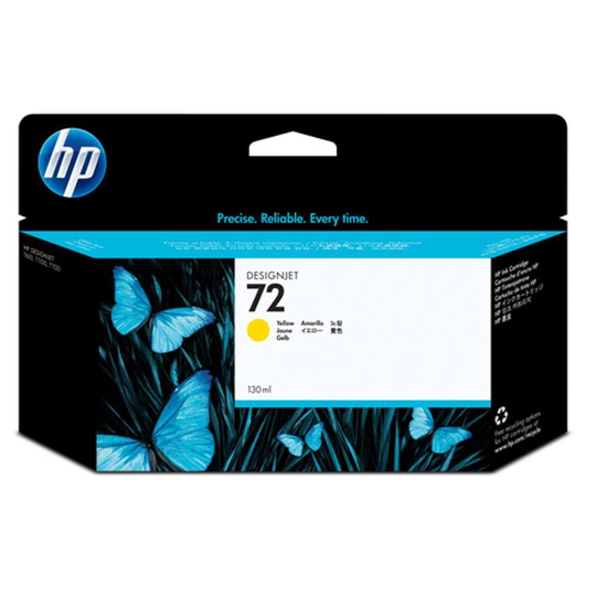 HP Hp 72 Yellow Ink Cartridge 943PWZ8- you get 2
