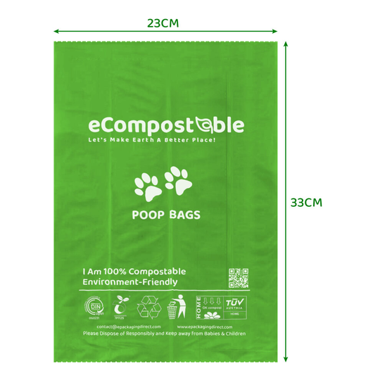 (1 Sample Bag - [1 Bag]) Dog Poop Bag Unscented Leakproof Cat Pets Waste Bag