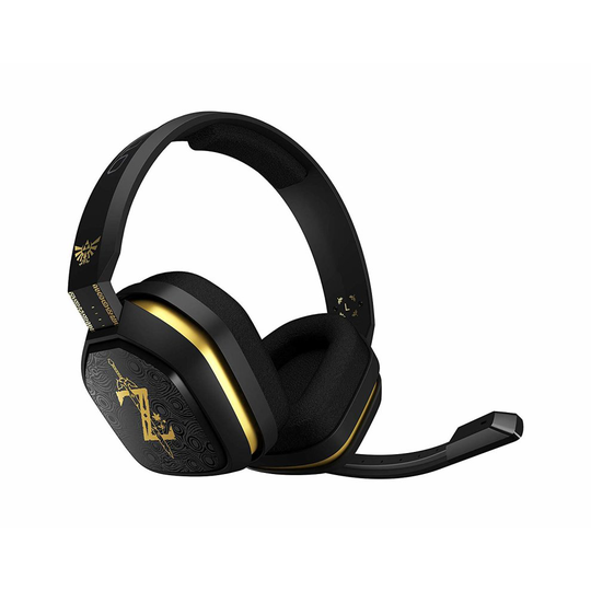 ASTRO Gaming A10 The Legend of Zelda, Breath of the Wild Headset Including Chat Adapter For Nintendo Switch - Black/Gold