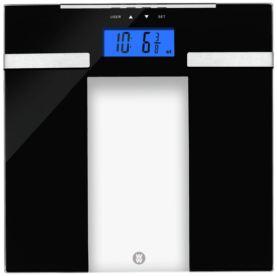 WeightWatchers Black Body Analyser Scale with Athlete Mode