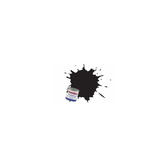 Humbrol Enamel Paint 14ML No 21 Black - Gloss