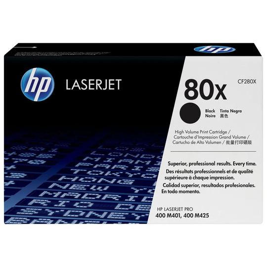 HP HP 80X Black High Yield Toner 6.9K pages for HP LaserJet Pro M401/M425 - CF28