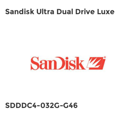 Sandisk Ultra Dual Drive Luxe- you get 12
