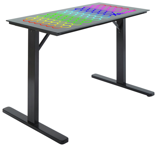 X Rocker Spectrum Gaming Desk - Black