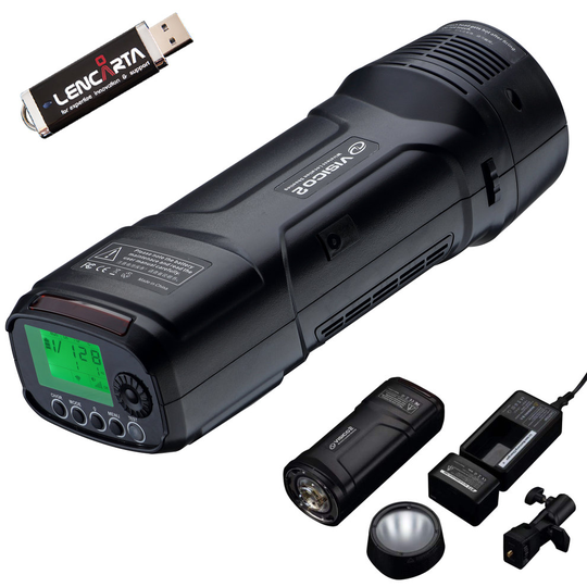 Visico 2 Portable Flash Strobe 2.4G TTL HSS 1/8000s Portable Pocket Battery Powered Flash Monolight