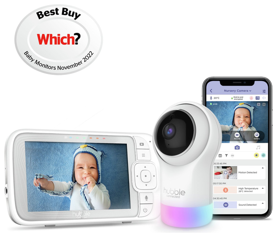 Hubble Nursery Pal Glow+ 5 Smart Video Baby monitor