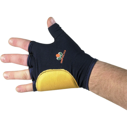 Impacto Protective Products Inc 503-20 Anti-Impact Palm-side Coated Black/Yellow