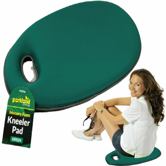 Kneeler Gardener Kneeling Pad Memory Foam Mat Portable Lightweight Green Cushion