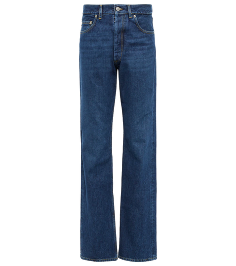 High-rise boyfriend jeans