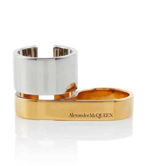 Stacked double ring