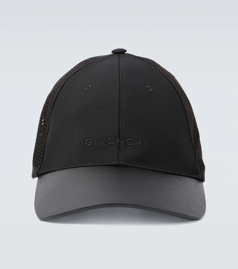 Perforated wool baseball cap