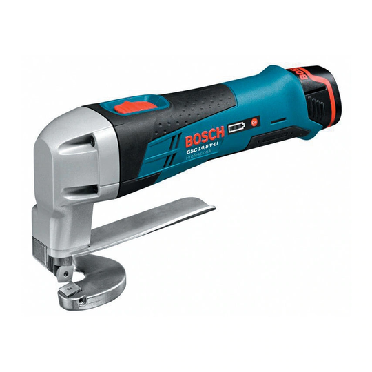 Bosch GSC 12V-13 Cordless Metal Shear, Body Only Version - No Batteries or Charg