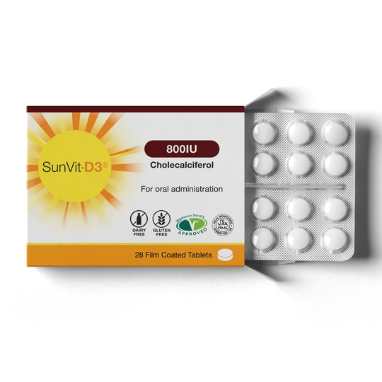 Vitamin D 800IU 28 Tablet Pack - Daily Dose - Adult & Child