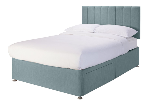 Argos Home Bircham Memory 2 Drawer Kingsize Divan - Duck Egg