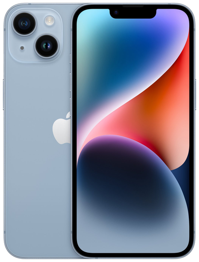 SIM Free iPhone 14 5G 128GB Mobile Phone - Blue