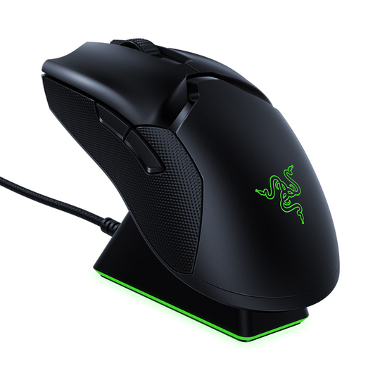 Razer Viper Ultimate With Charging Dock Ambidextrous Wireless Gaming Mouse Black
