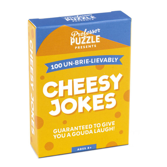 100 Cheesy Jokes Pack of Cards | Humorous Gift