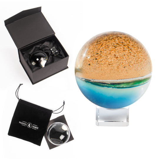 Clear Crystal Ball 100mm K9 Glass Lens Sphere Photography & Decoration M&W
